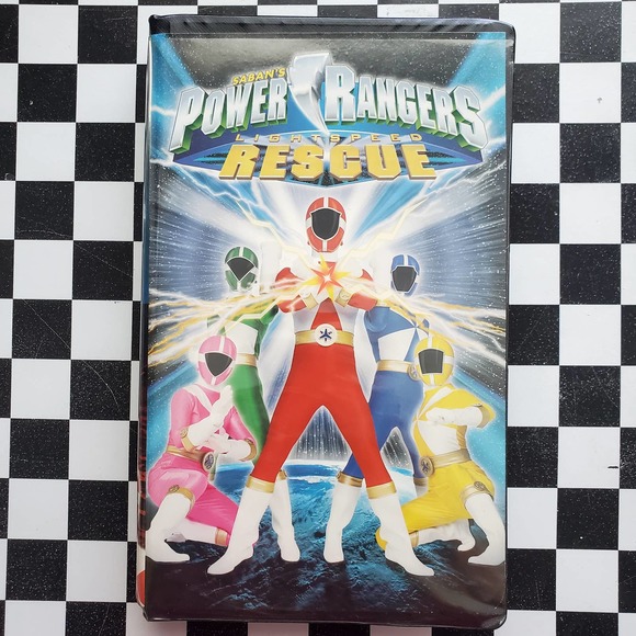 Saban's Power Rangers Lightspeed Rescue VHS Tape 2000 - Picture 2 of 6